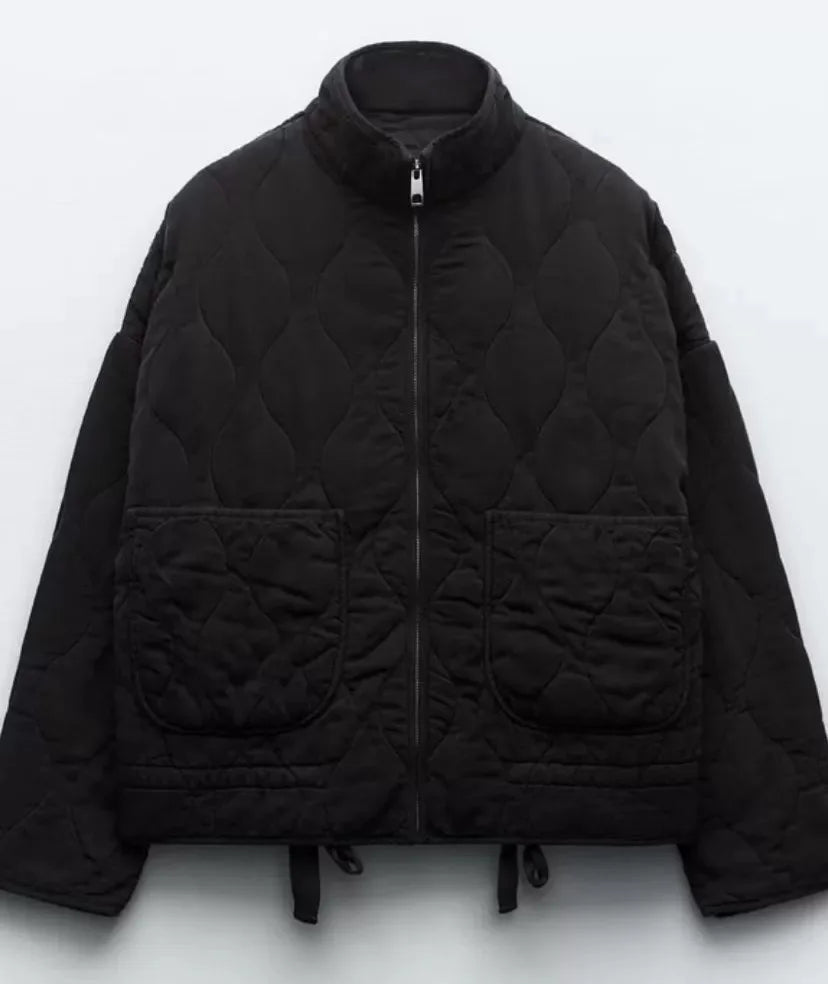 Petra | Women's Vintage Quilted Cotton Puffer Jacket