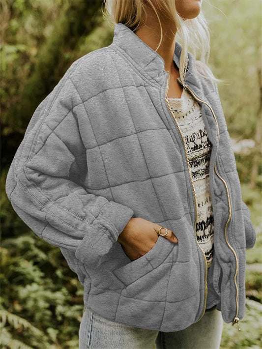 Rasmine | Stylish Quilted Jacket with Zipper