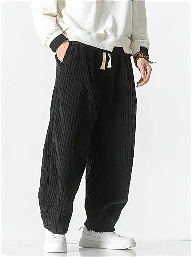 Callum | Relaxed Fit Refined Corduroy Trousers