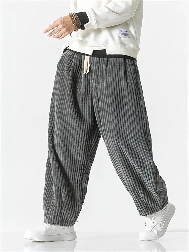 Callum | Relaxed Fit Refined Corduroy Trousers