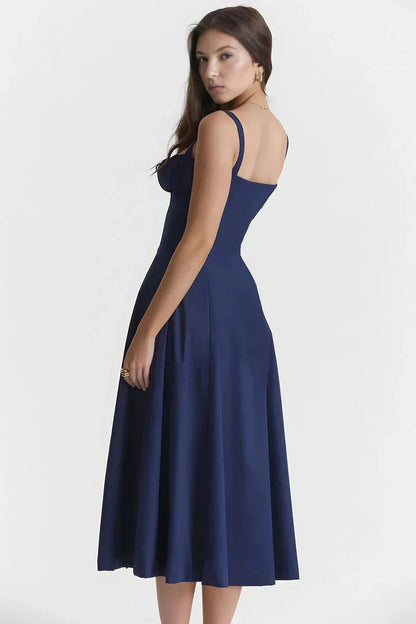 Linsay | Corset Bodycon Midi Dress