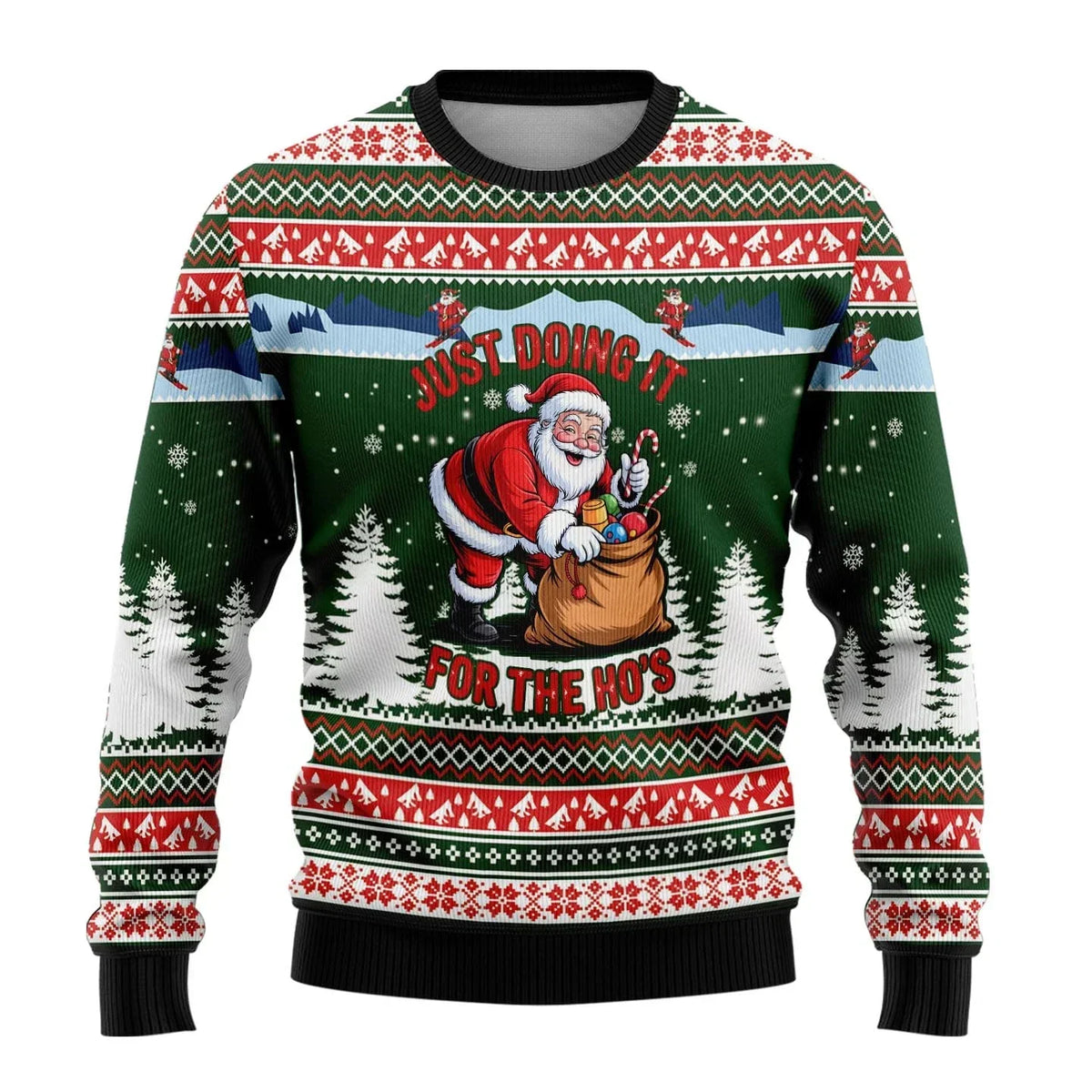 Olaf | Mens Christmas Jumper Snowman Round Neck