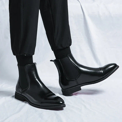 Joaquin | Men's Chelsea Pull-On Dress Boots