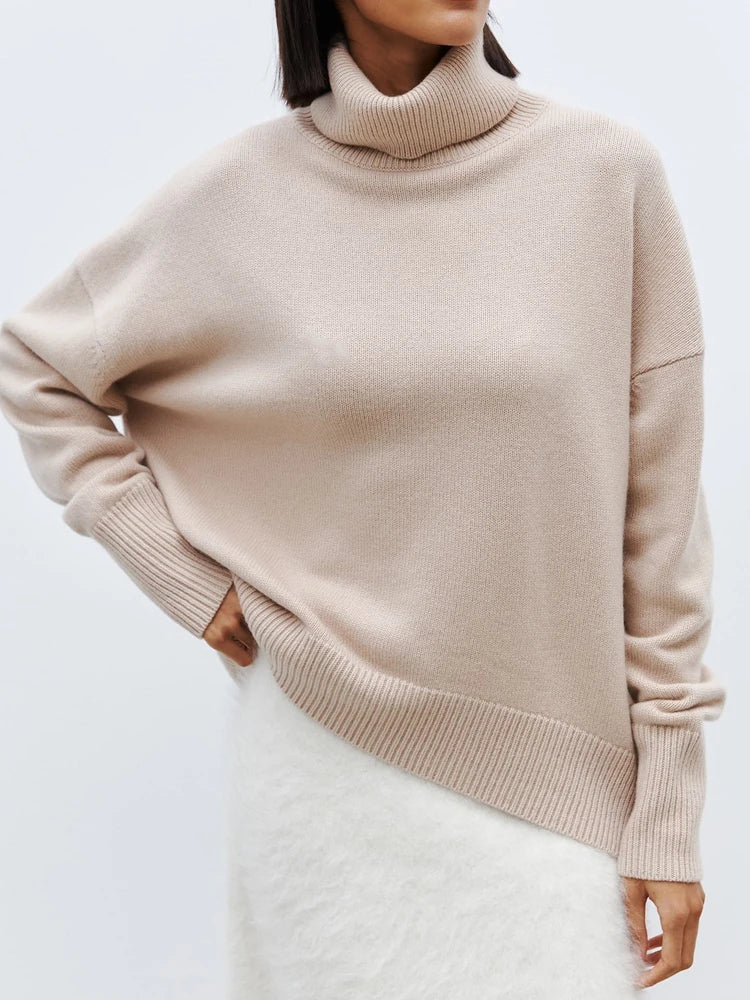 Leona | Women's Oversized Turtleneck Sweater