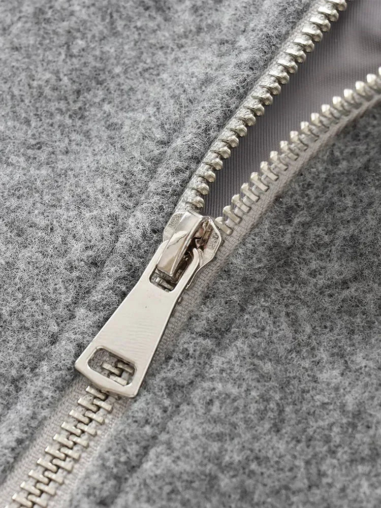 Lisa | Women's Trendy Zip-Up Bomber Jacket