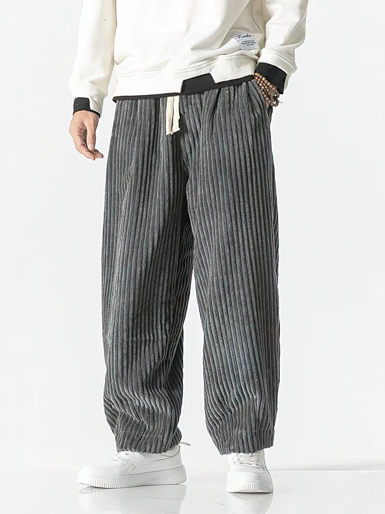Callum | Relaxed Fit Refined Corduroy Trousers