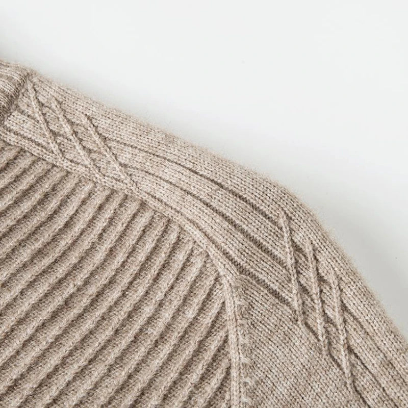 Hartley | Soft Knit Half Zip Sweater Refined Fit