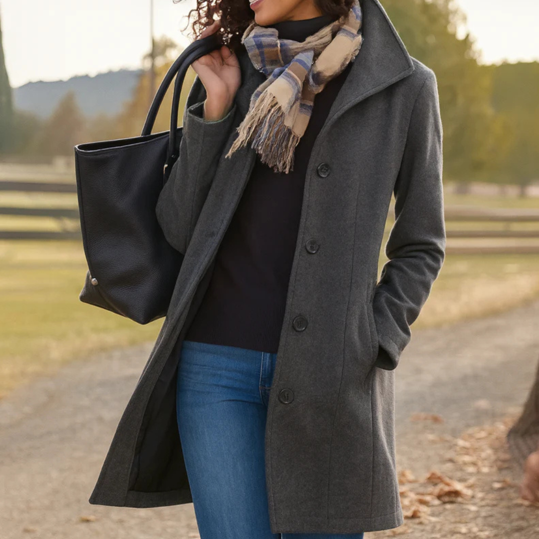 Kim | Women's Elegant Wool Winter Coat