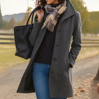 Kim | Women's Elegant Wool Winter Coat