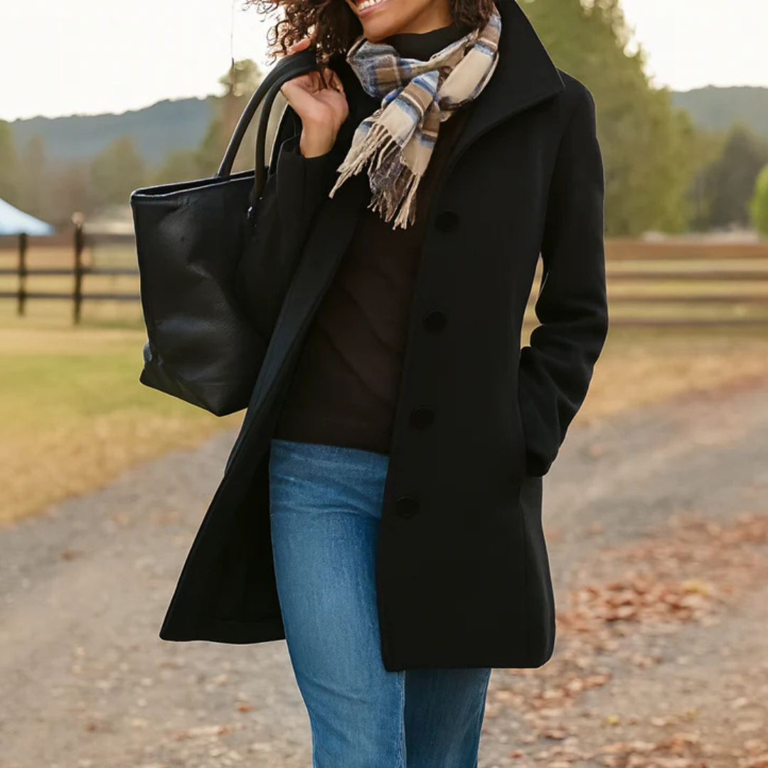 Kim | Women's Elegant Wool Winter Coat