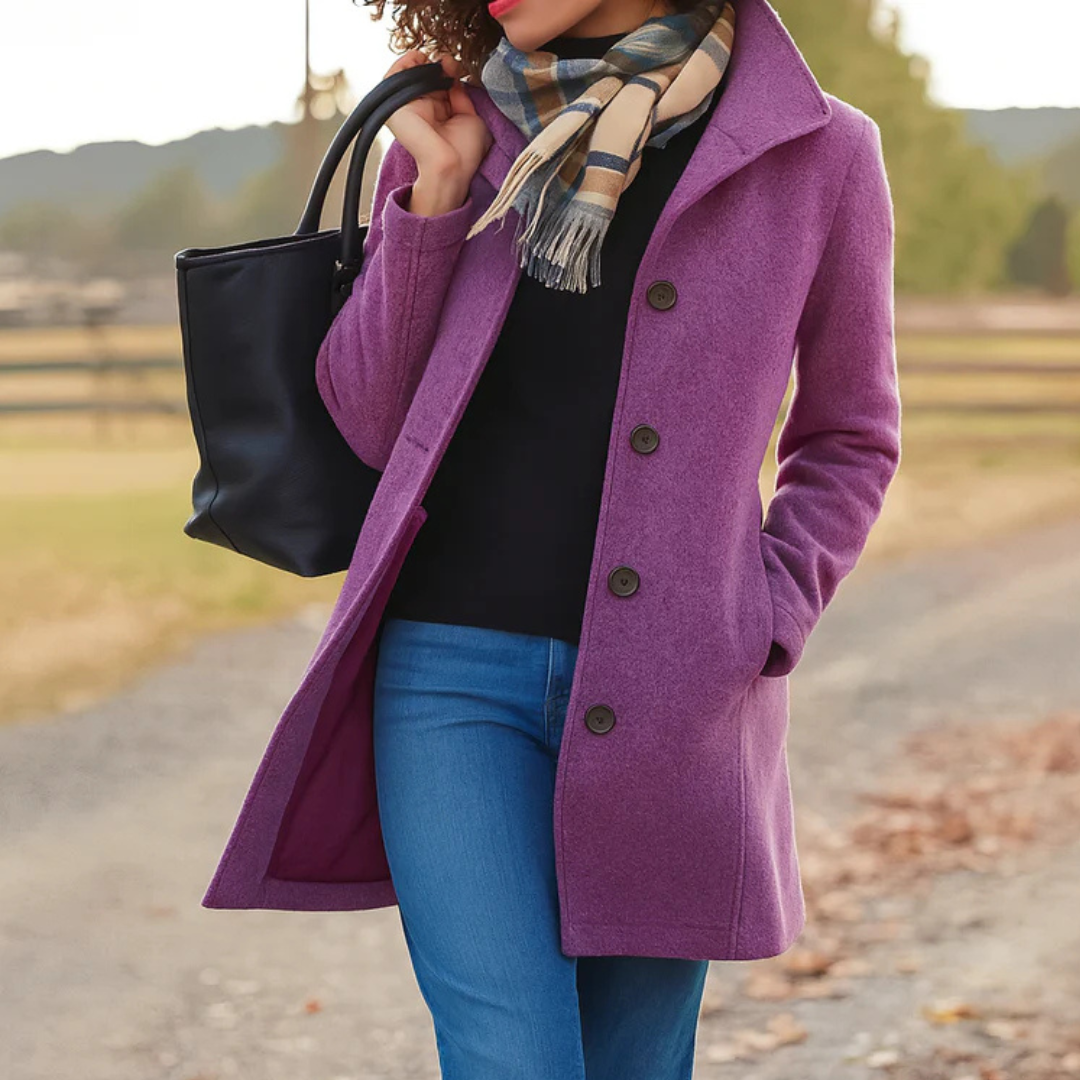 Kim | Women's Elegant Wool Winter Coat