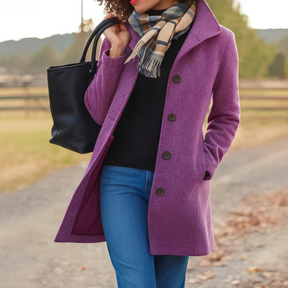 Kim | Women's Elegant Wool Winter Coat