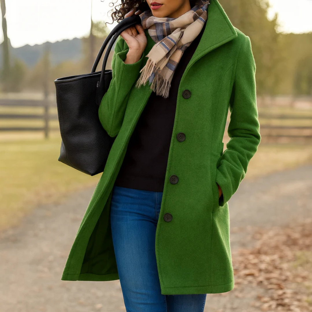 Kim | Women's Elegant Wool Winter Coat