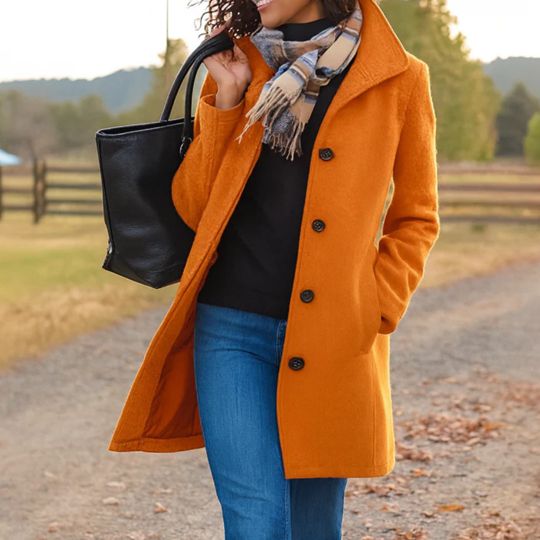 Kim | Women's Elegant Wool Winter Coat