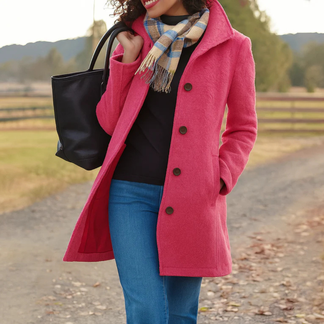 Kim | Women's Elegant Wool Winter Coat