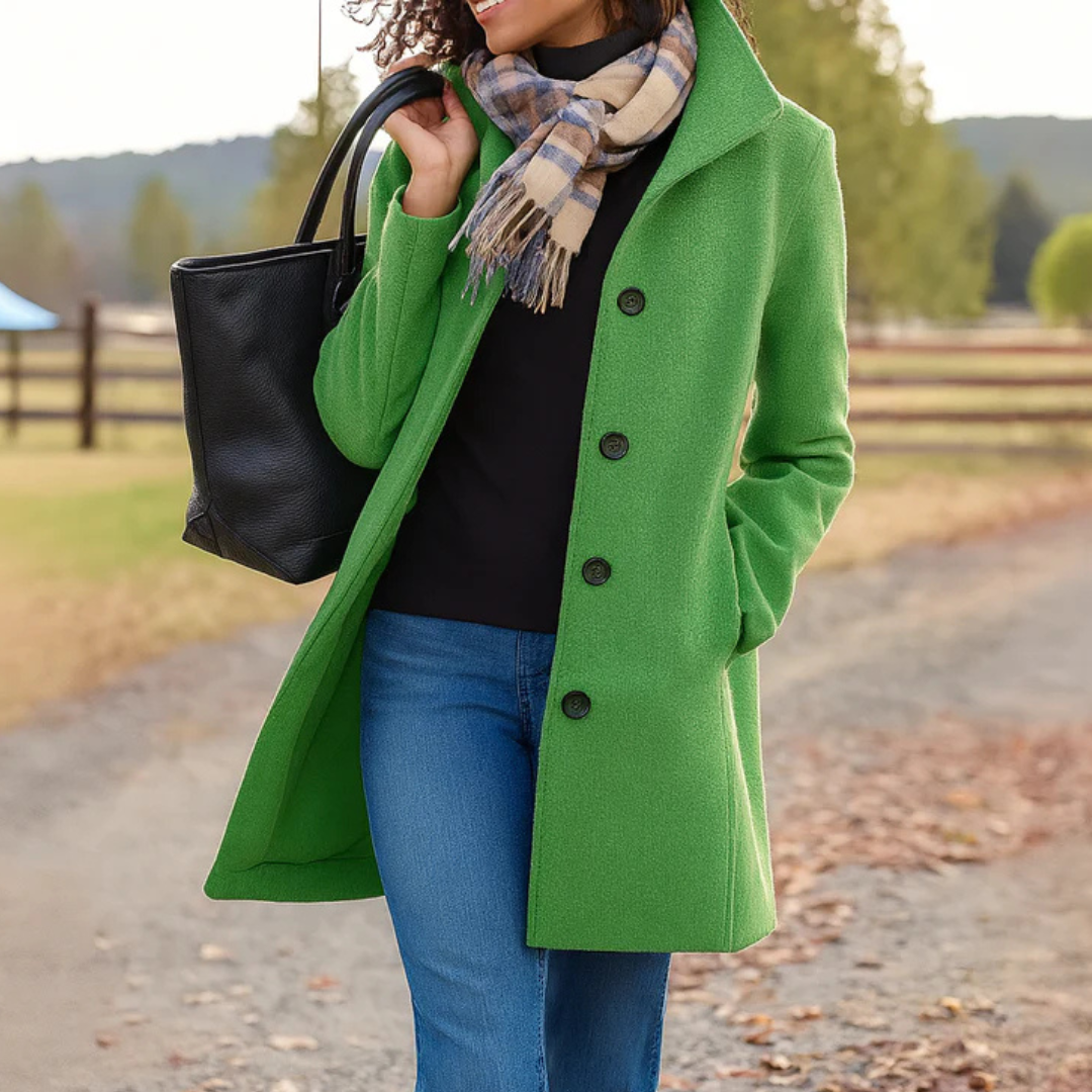 Kim | Women's Elegant Wool Winter Coat