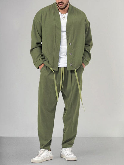 Raphael | Men's Relaxed Fit Two-Piece Pant Set