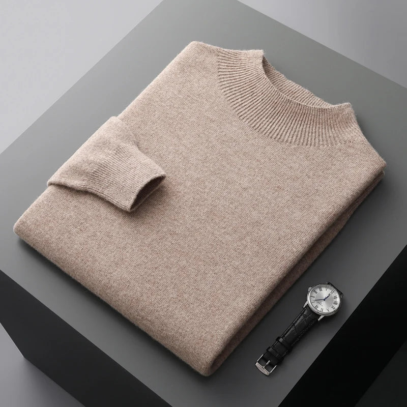 Louie | Men's Mock Neck Sweater