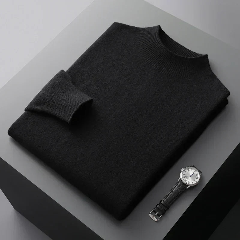 Louie | Men's Mock Neck Sweater