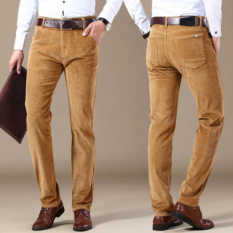 Harlow | Relaxed Fit Refined Corduroy Trousers