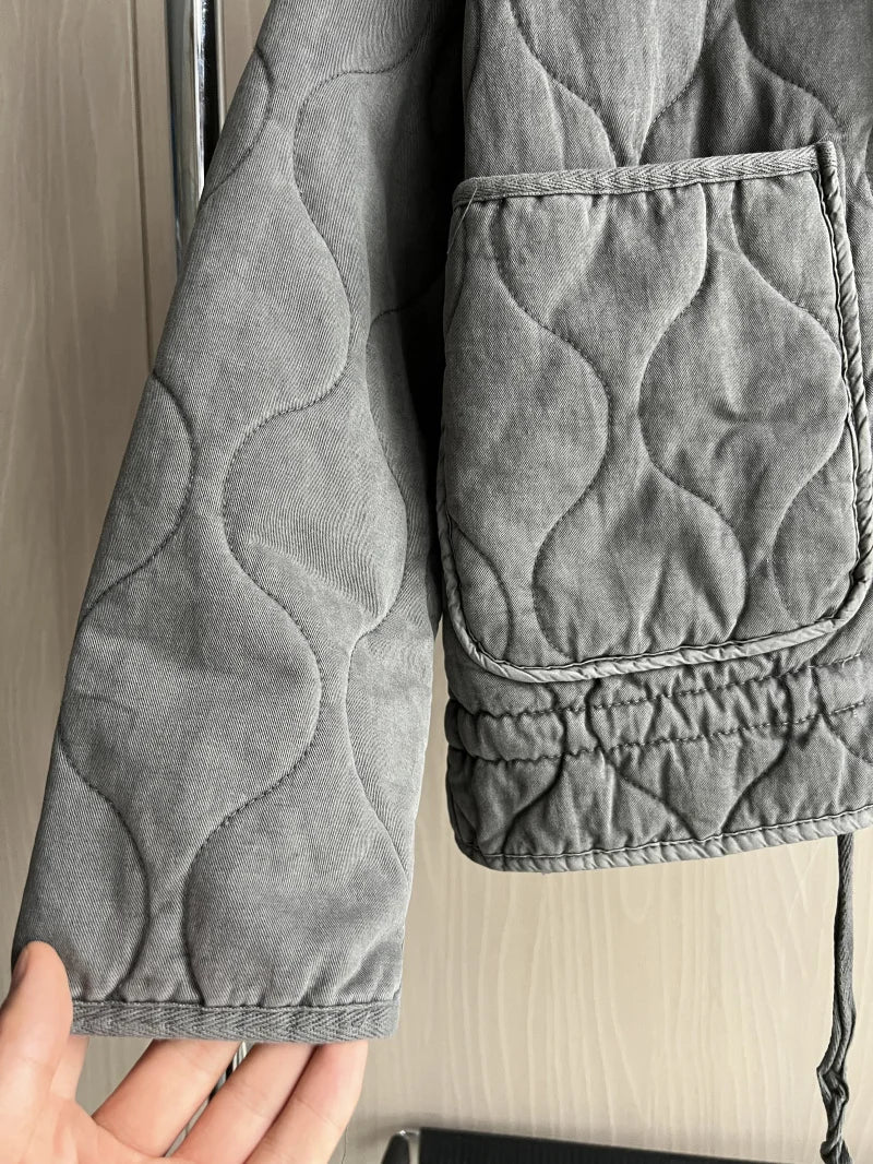 Petra | Women's Vintage Quilted Cotton Puffer Jacket