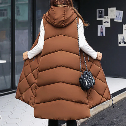 Romy | Quilted Longline Puffer Vest