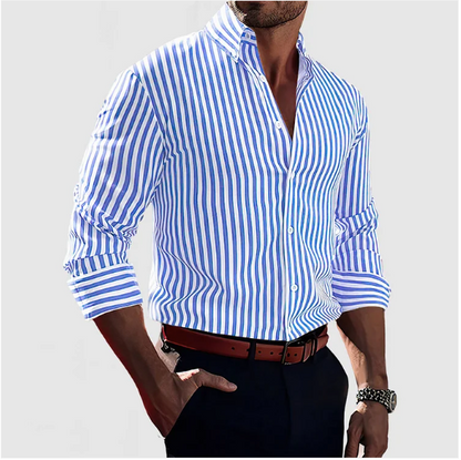 James | Chic Striped Button Shirt