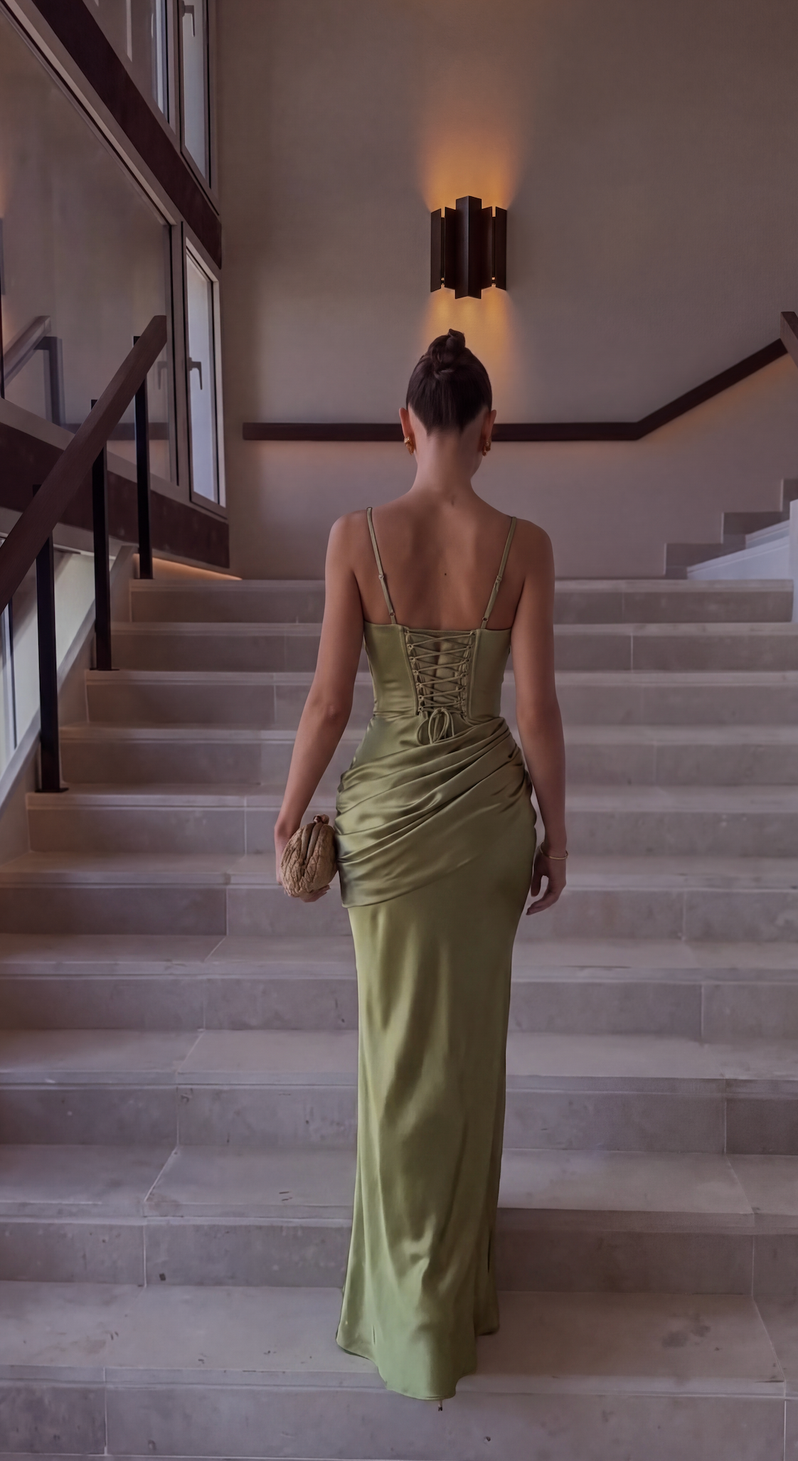 Alaia | Satin Maxi Dress