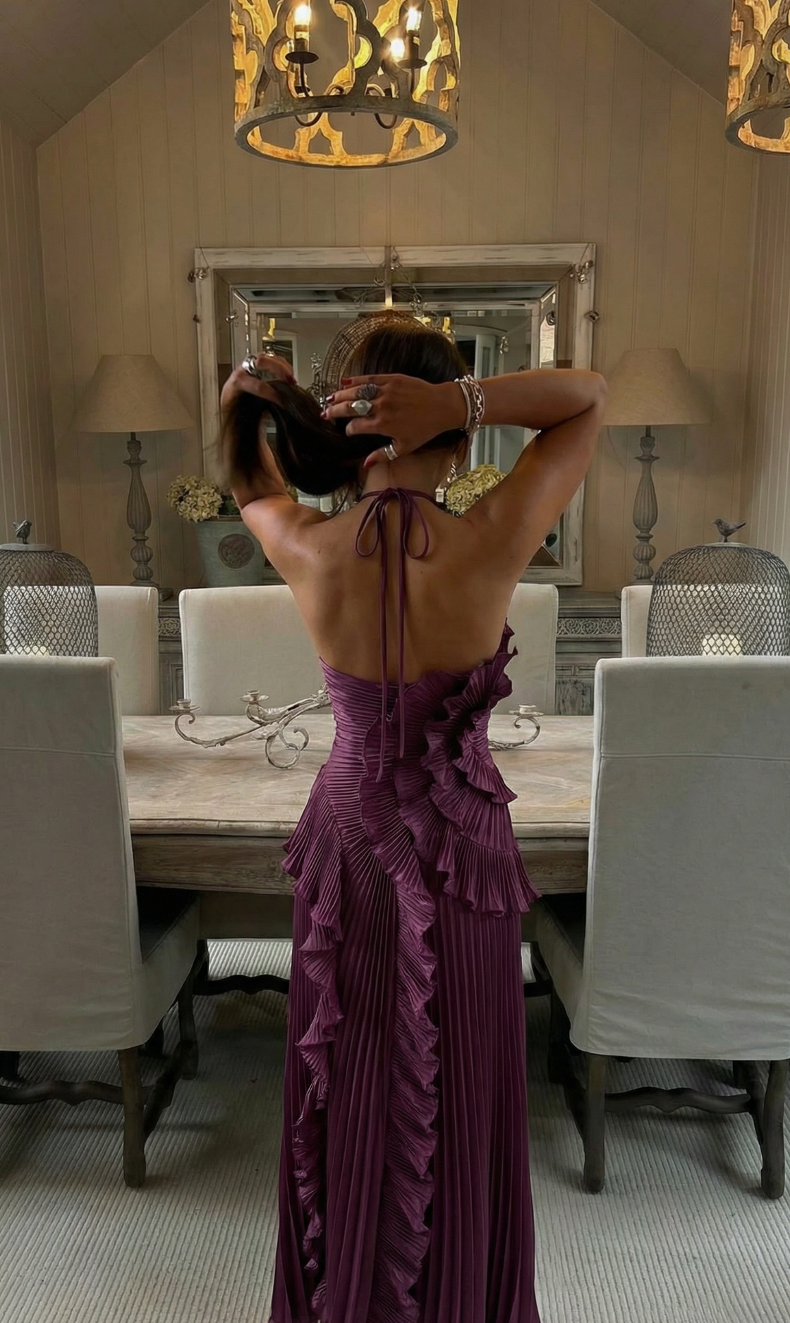 Emma | Women's Tiered Ruffle Maxi Dress