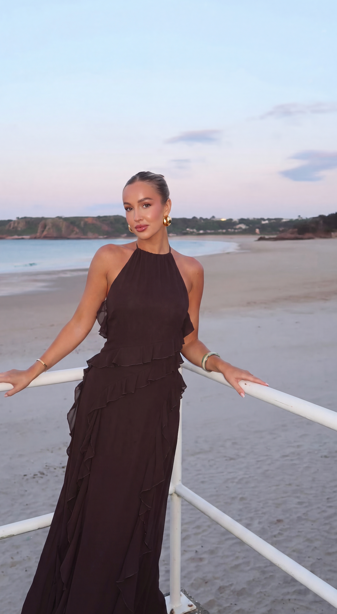 Lori | Women's Halter Neck Maxi Dress