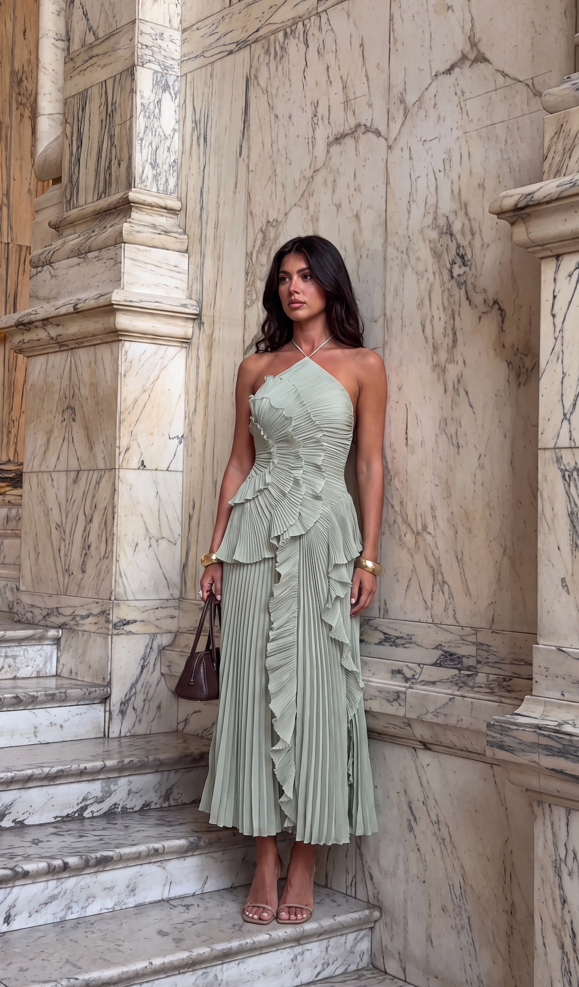 Emma | Women's Tiered Ruffle Maxi Dress