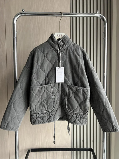 Petra | Women's Vintage Quilted Cotton Puffer Jacket