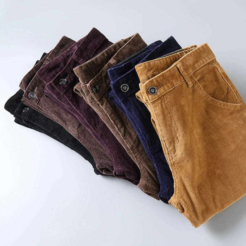 Harlow | Relaxed Fit Refined Corduroy Trousers