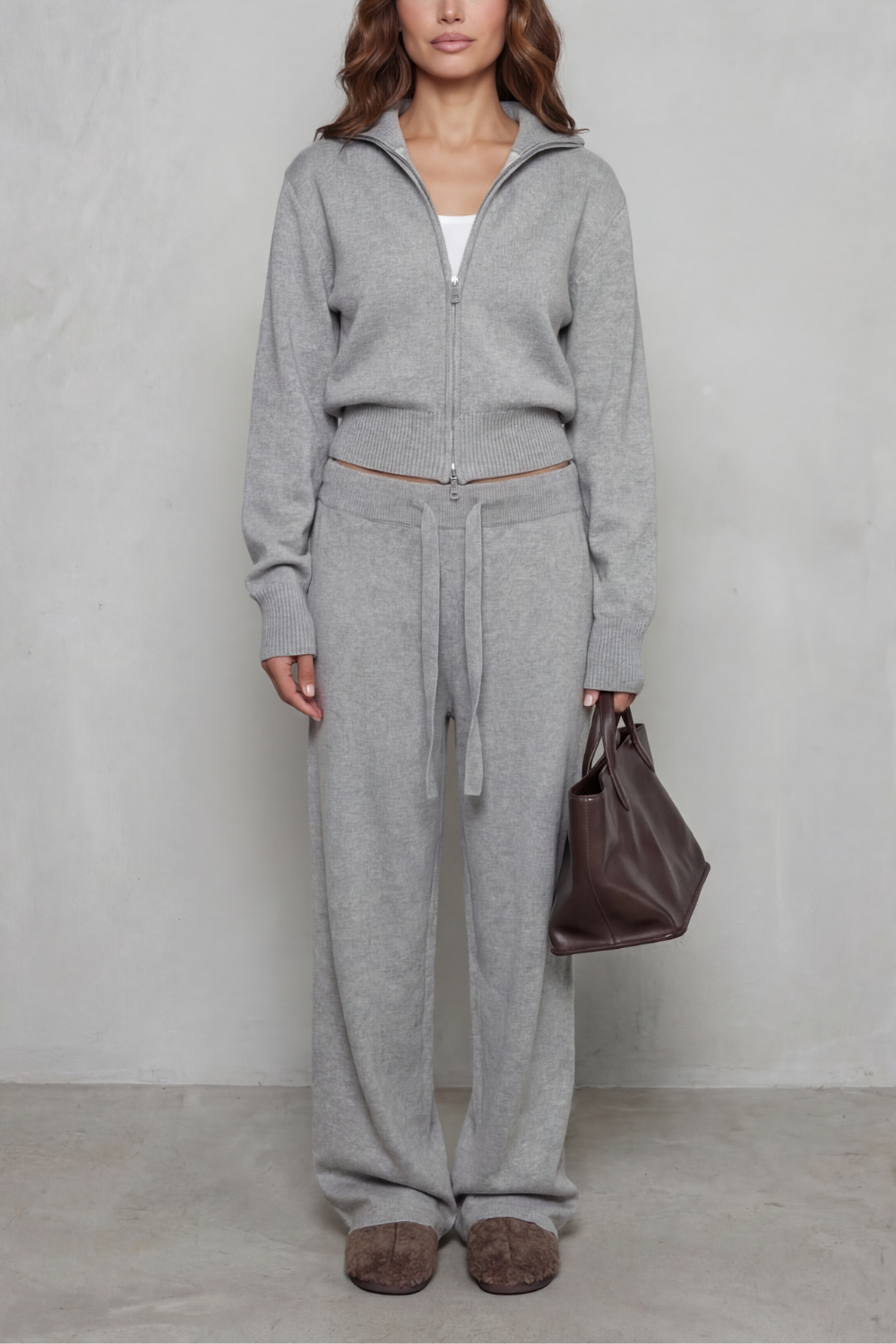 Blair | Women's Relaxed Knit Long Sleeve Lounge Set