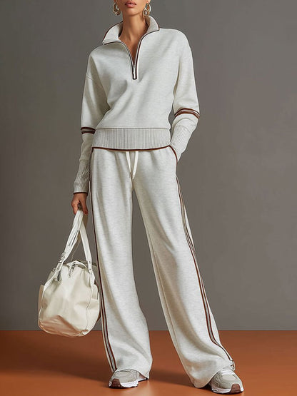 Lavinia | Relaxed Oversized Wide Leg Lounge Set Soft Stretch