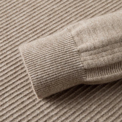 Hartley | Soft Knit Half Zip Sweater Refined Fit
