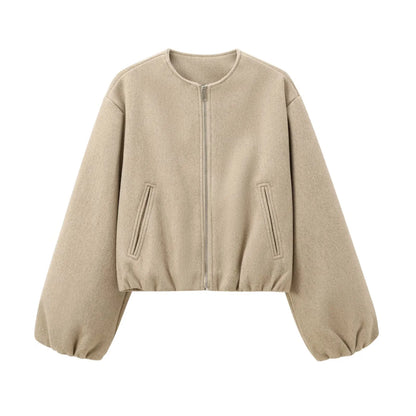 Lisa | Women's Trendy Zip-Up Bomber Jacket