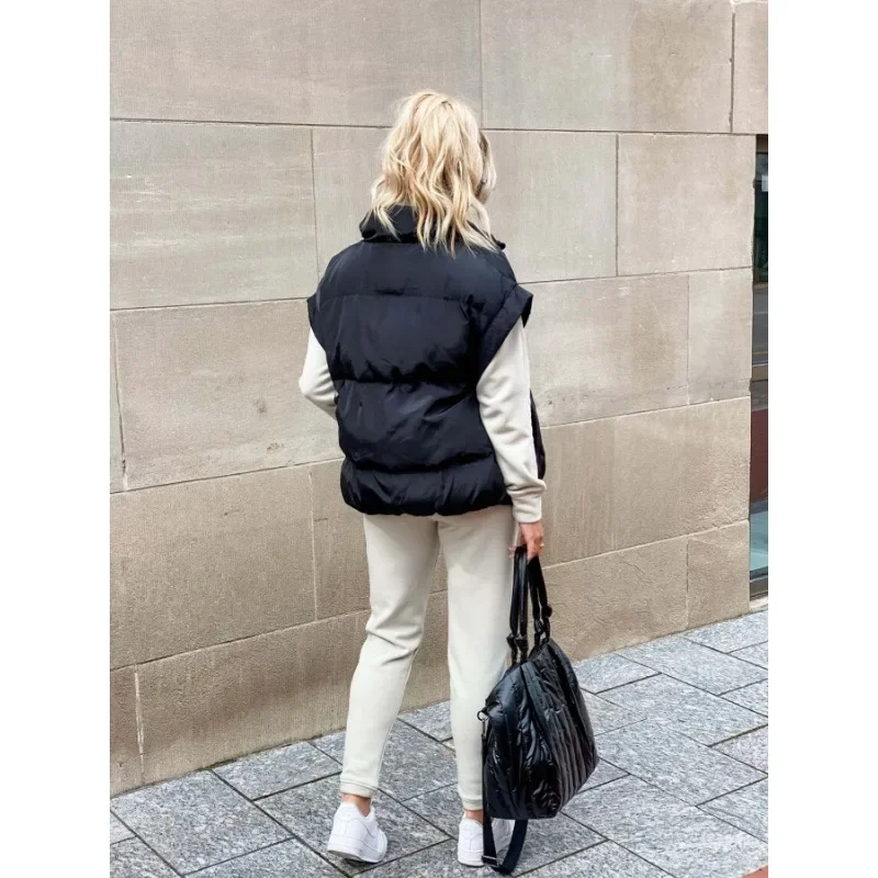 Bronte | Cropped Quilted Puffer Vest