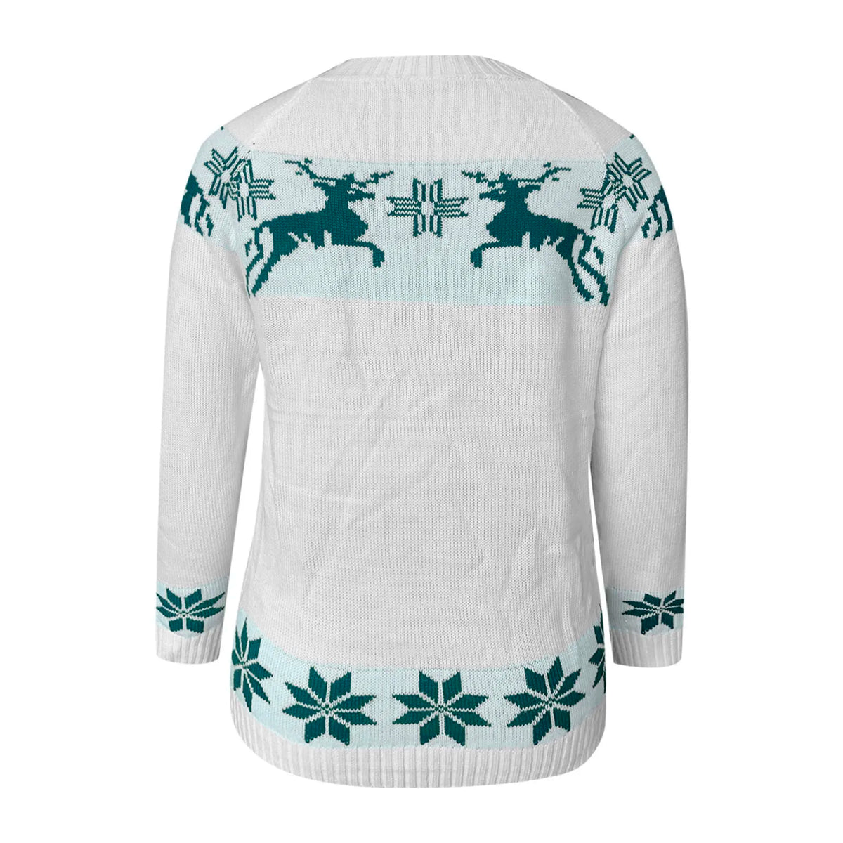 Merrin | Ladies Xmas Jumpers Reindeer Snowflake Pattern