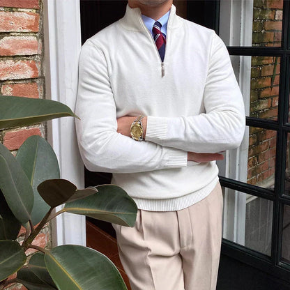 Freddie | Men's Quarter Zip Sweater