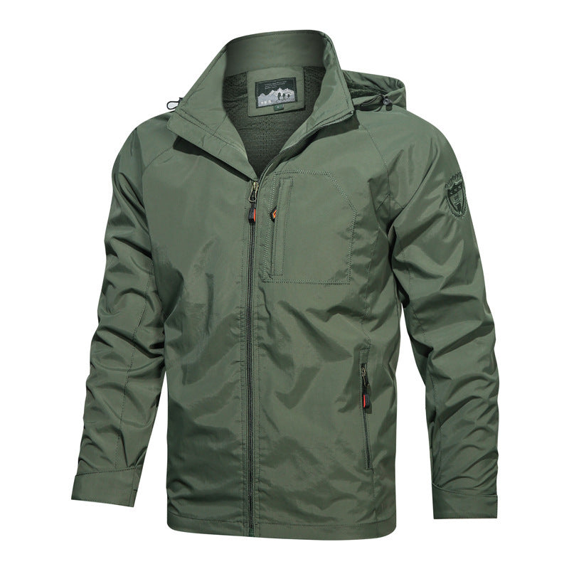 Edison | Men's Lightweight Hooded Jacket