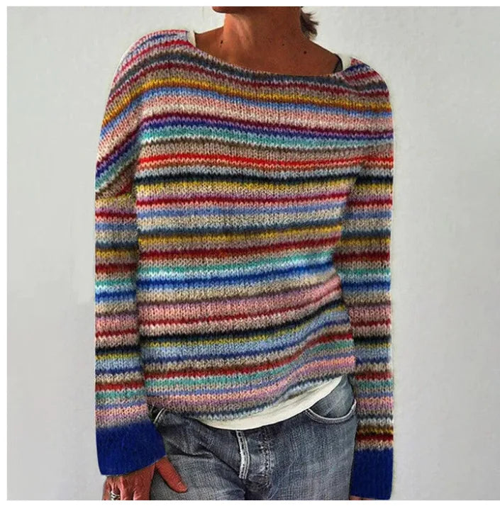 Women's Retro Knitted Sweater