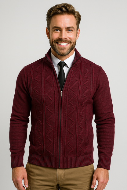 Lancelot | Soft Knit Button Front Cardigan Regular Fit