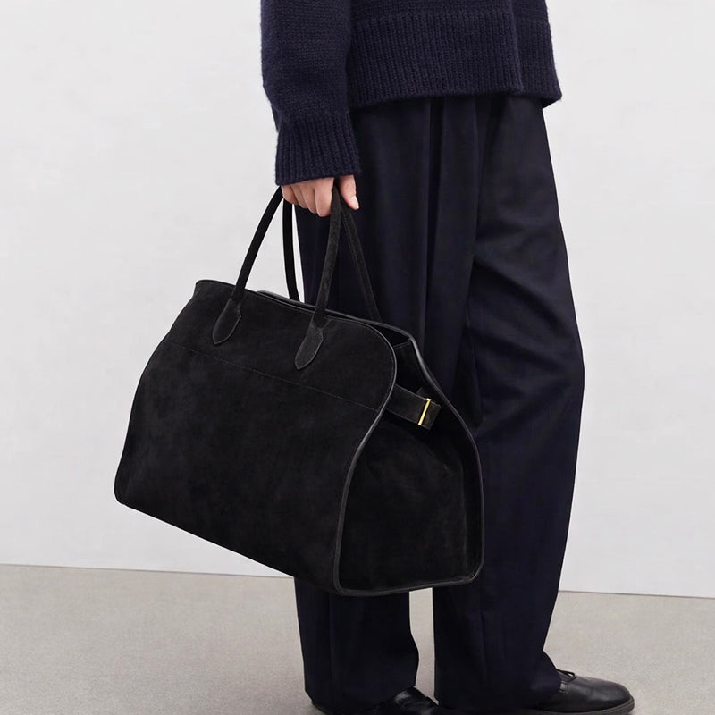 Sofia Amoretti Large Structured Suede Handbag