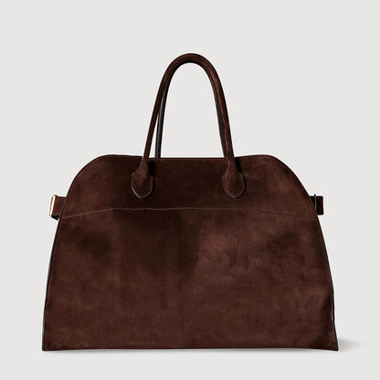 Sofia Amoretti Large Structured Suede Handbag