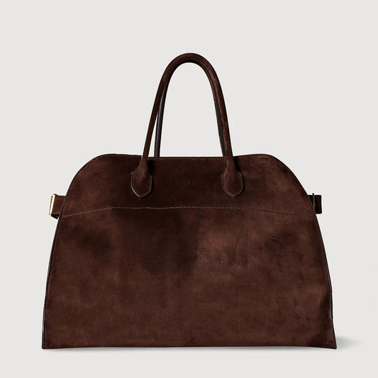 Sofia Amoretti Large Structured Suede Handbag