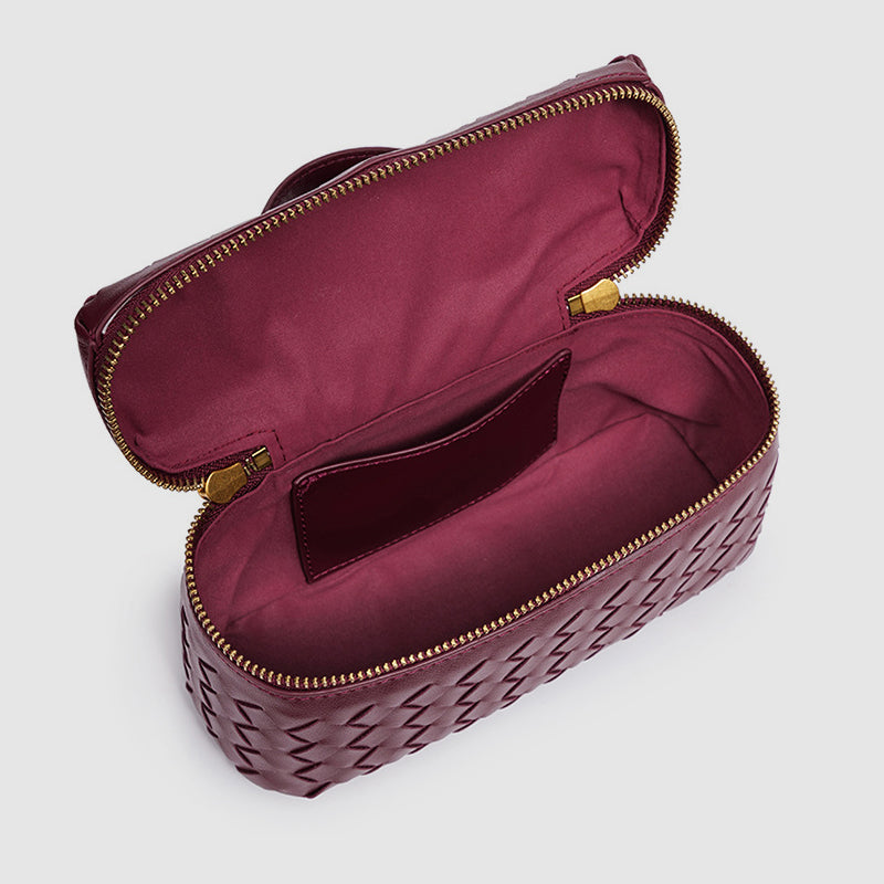 Sofia Amoretti Woven Crossbody Bag