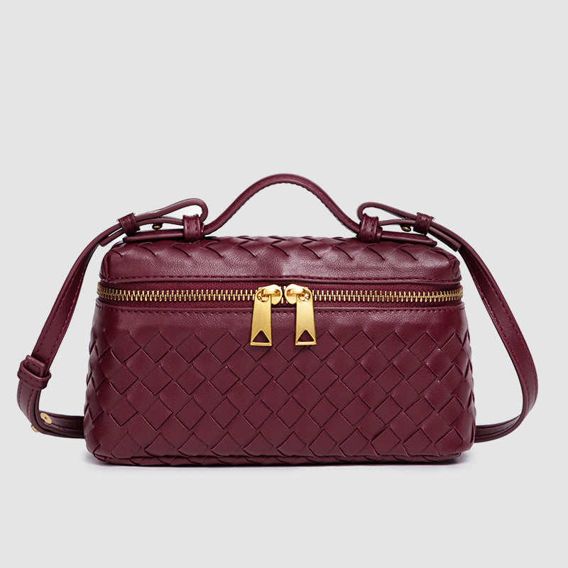 Sofia Amoretti Woven Crossbody Bag