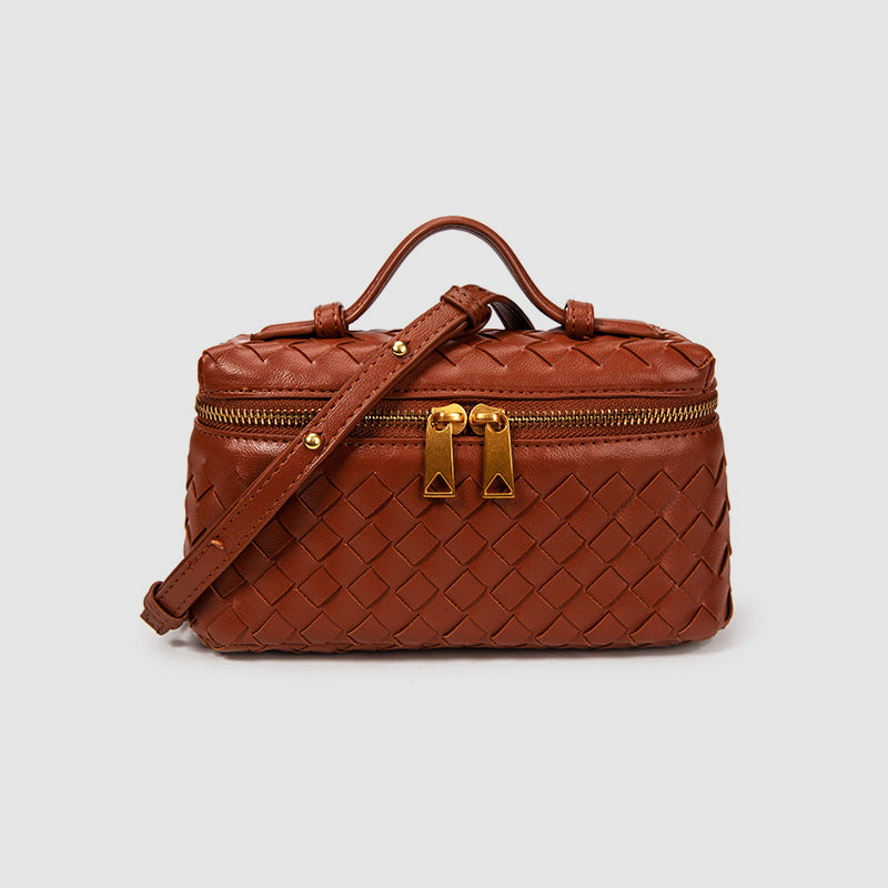 Sofia Amoretti Woven Crossbody Bag