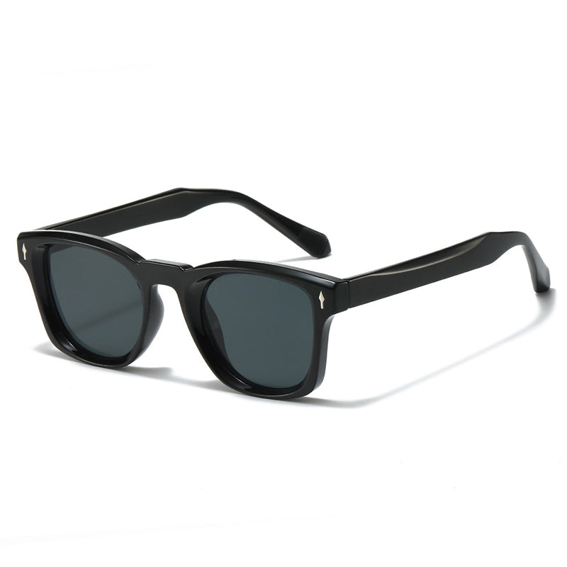 Square Frame Sunglasses with Tinted Lenses